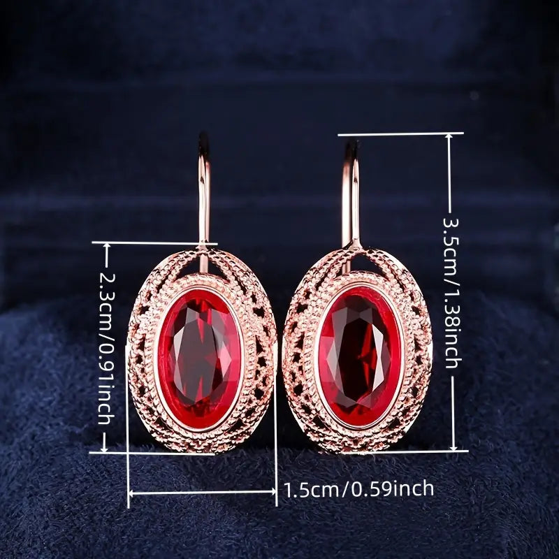 BettyRae - Rougefort Earrings Rose Gold