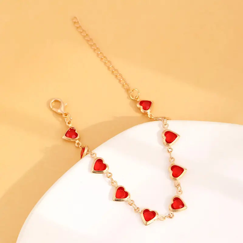 BettyRae - Garnetelle Gold Bracelet