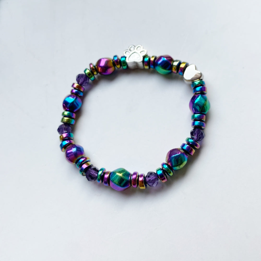 Magnetic Paw Charm Bracelet