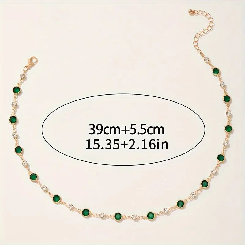 BettyRae - Emerald Green Pendant Necklace