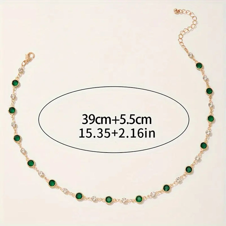 BettyRae - Emerald Green Pendant Necklace