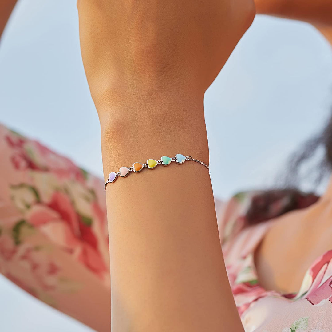 Customizable Sterling Silver Dog Paw Bracelet