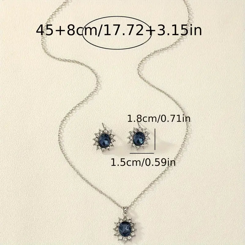 BettyRae - Katya Azuryn Jewelry Set White Gold