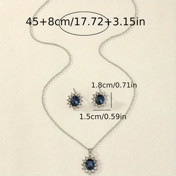 BettyRae - Katya Azuryn Jewelry Set White Gold