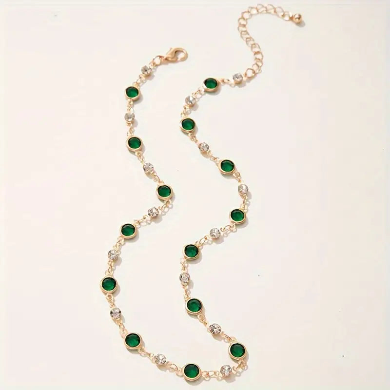 BettyRae - Emerald Green Pendant Necklace