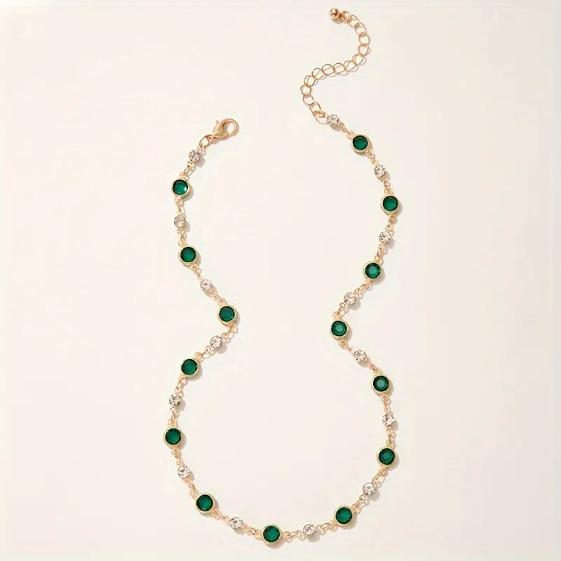 BettyRae - Emerald Green Pendant Necklace