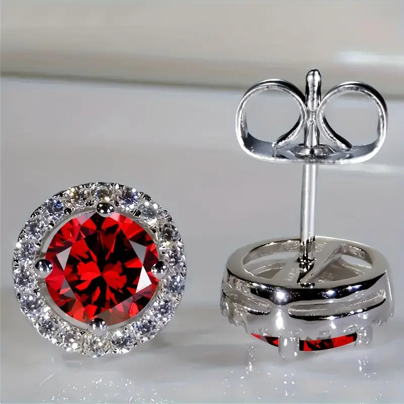 BettyRae - Rosavelle Earrings White Gold