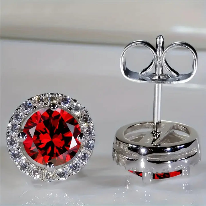 BettyRae - Rosavelle Earrings White Gold