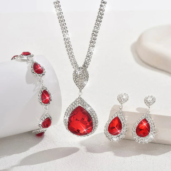 BettyRae - Bloodwynne Jewelry Set White Gold