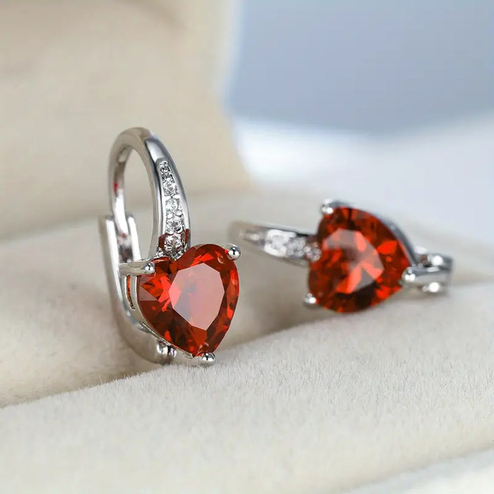 BettyRae - Emberelle Earrings White Gold